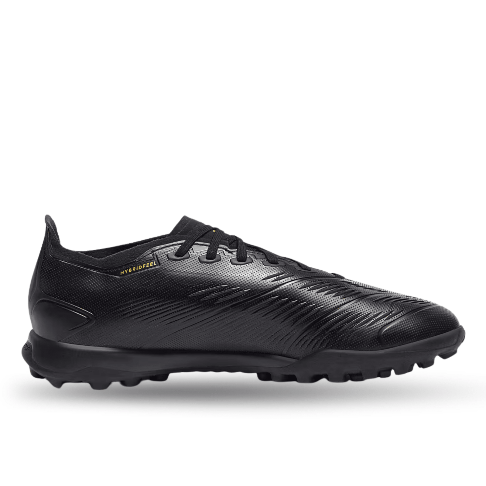 adidas Predator League TF Cleat (Core Black/Carbon/Gold Metallic) | SoccerWearhouse
