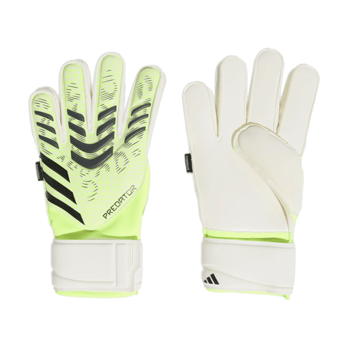 adidas Predator Match Finger Save Goalkeeper Glove (Lucid Lemon/White) - 7