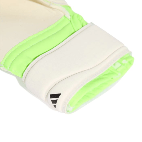 adidas Predator Match Fingersave Junior Goalkeeper Gloves (Lucid Lemon/White/Black) | SoccerWearhouse