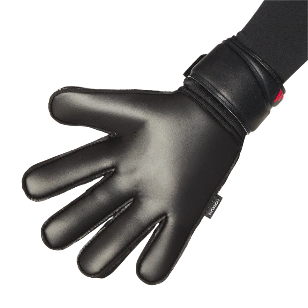 adidas Predator Match FS Goalkeeper Glove (Black/Lucid Red) | SoccerWearhouse
