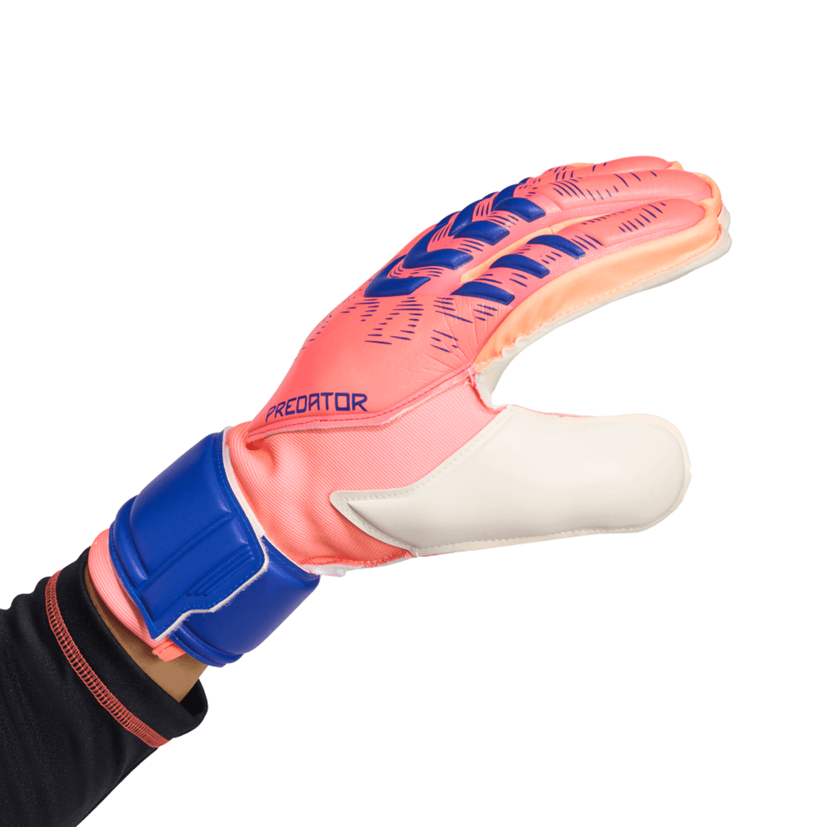 adidas Predator Match FS Goalkeeper Glove (Orange/Blue) | SoccerWearhouse