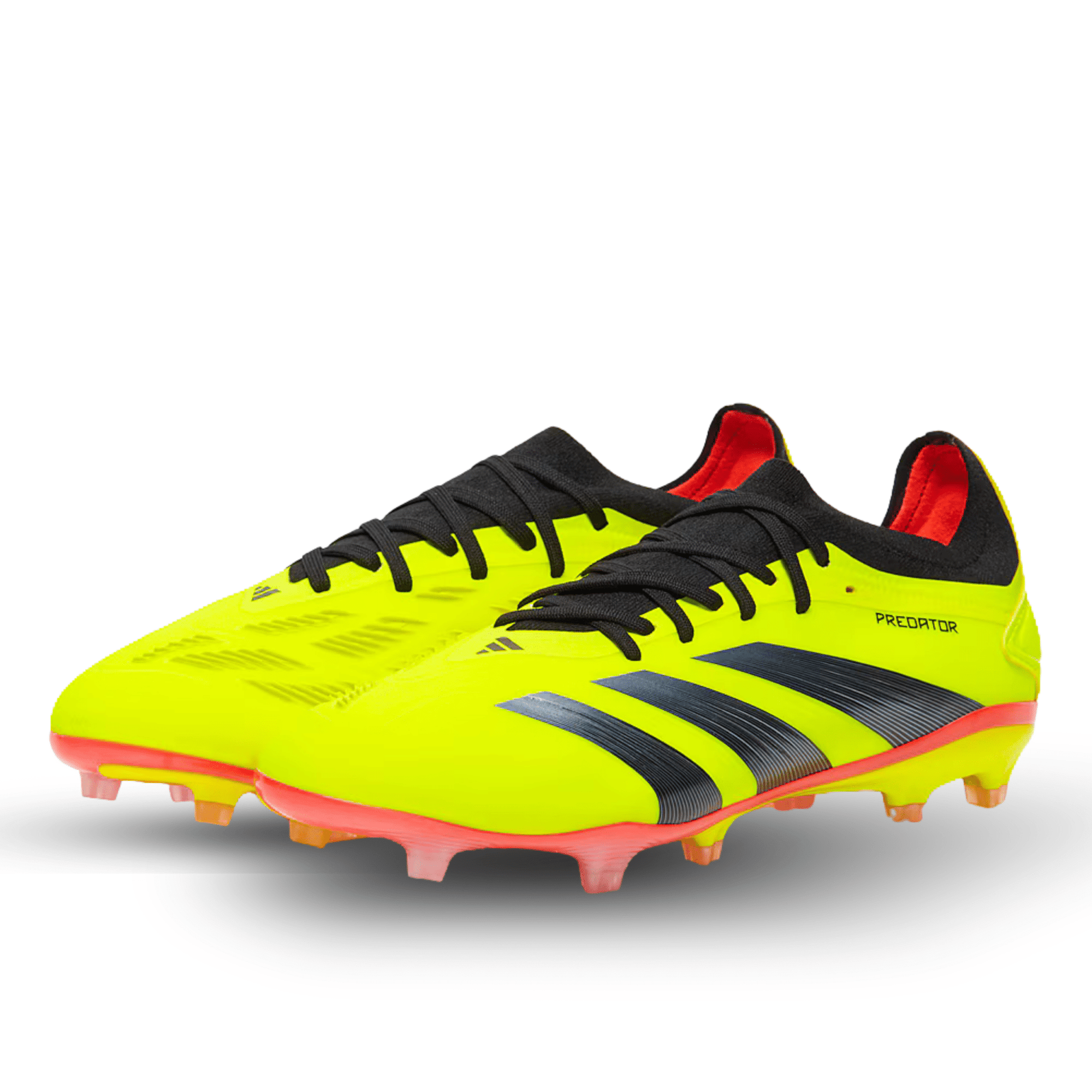 adidas Predator Pro FG Soccer Cleats (Solar Yellow/Black/Solar Red)
