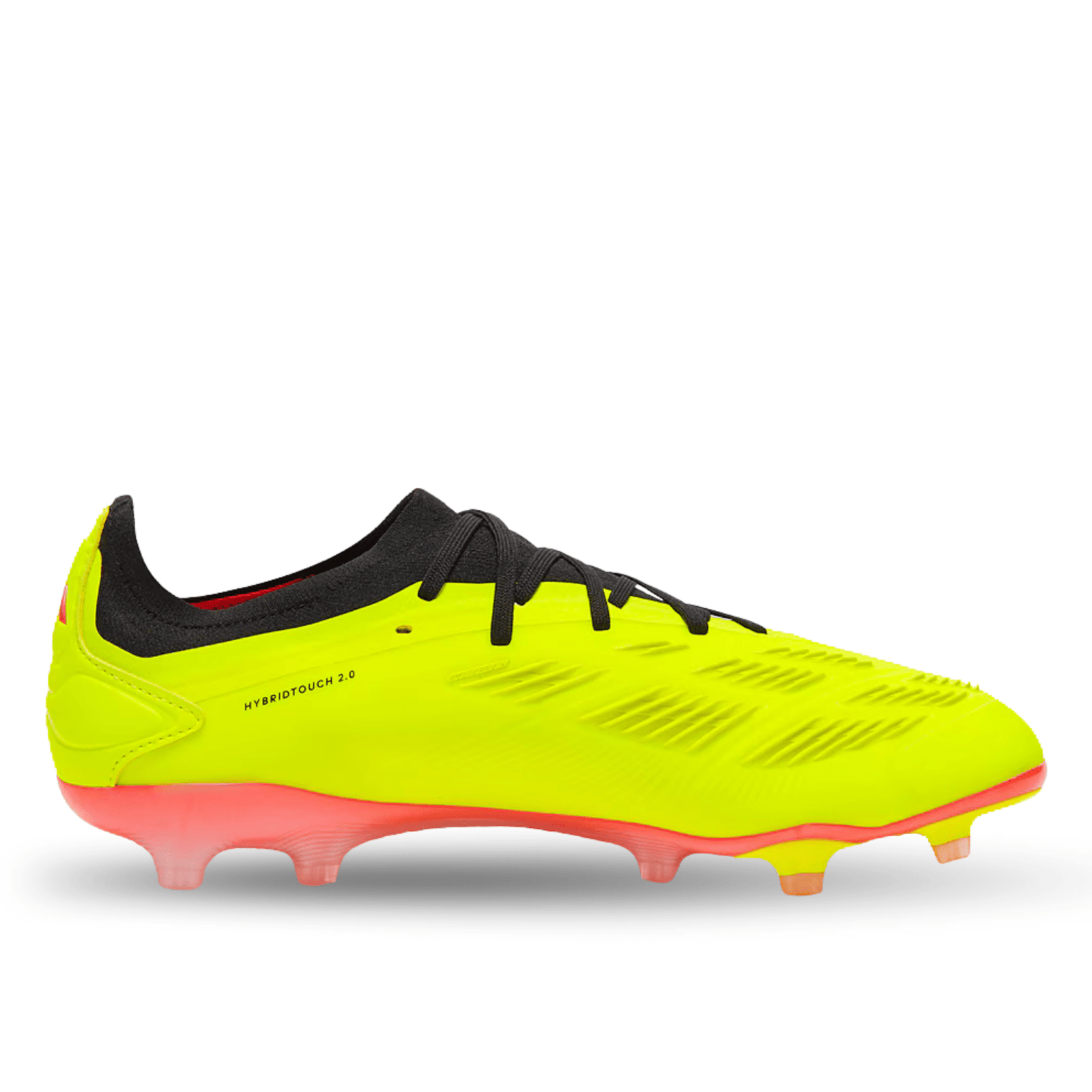 adidas Predator Pro FG Soccer Cleats (Solar Yellow/Black/Solar Red) | SoccerWearhouse
