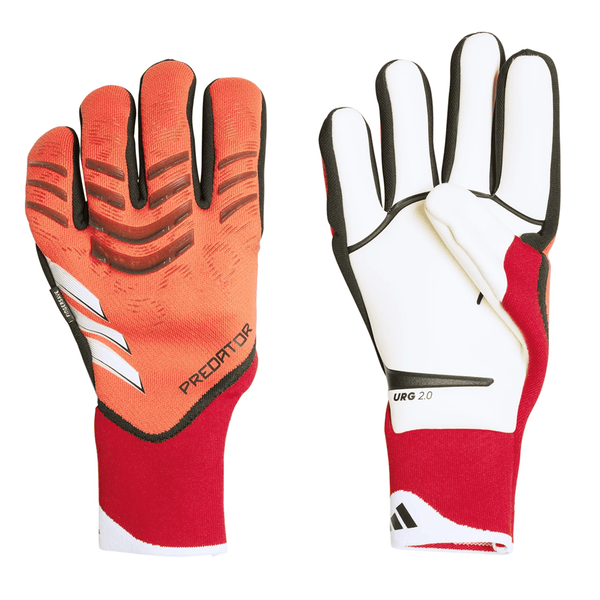 adidas Predator Pro Fingersave Goalkeeper Glove (Lucid Red/Black) 8