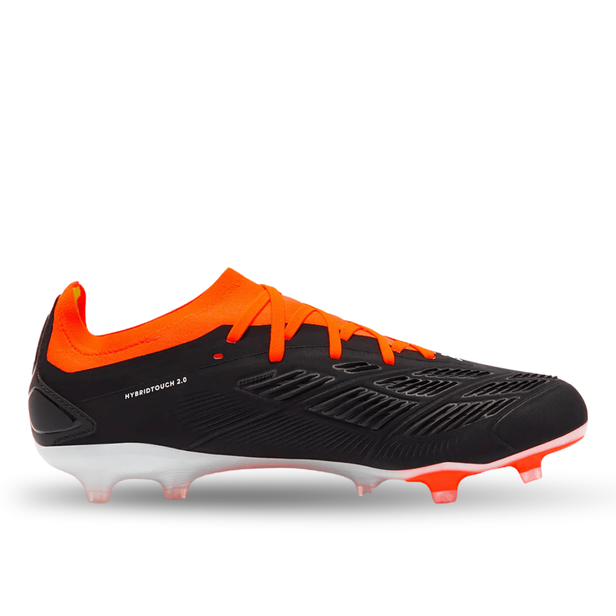 adidas Predator Pro Firm Ground Soccer Cleats (Core Black/White/Orange