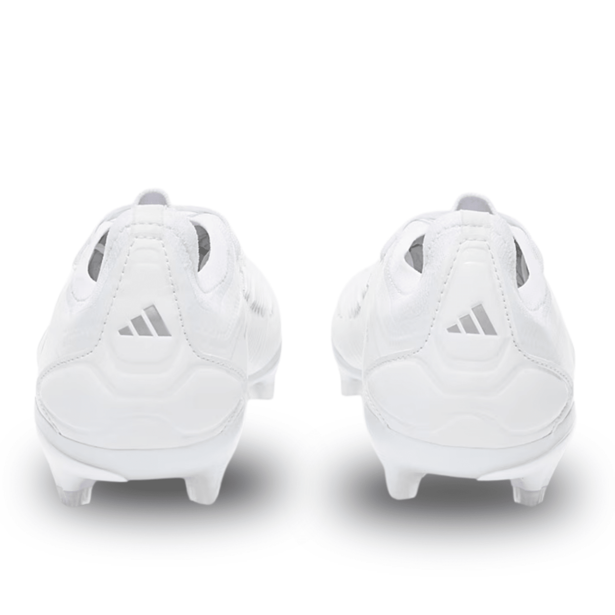 adidas Predator Pro Firm Ground Soccer Cleats (White/Metallic Silver) | SoccerWearhouse