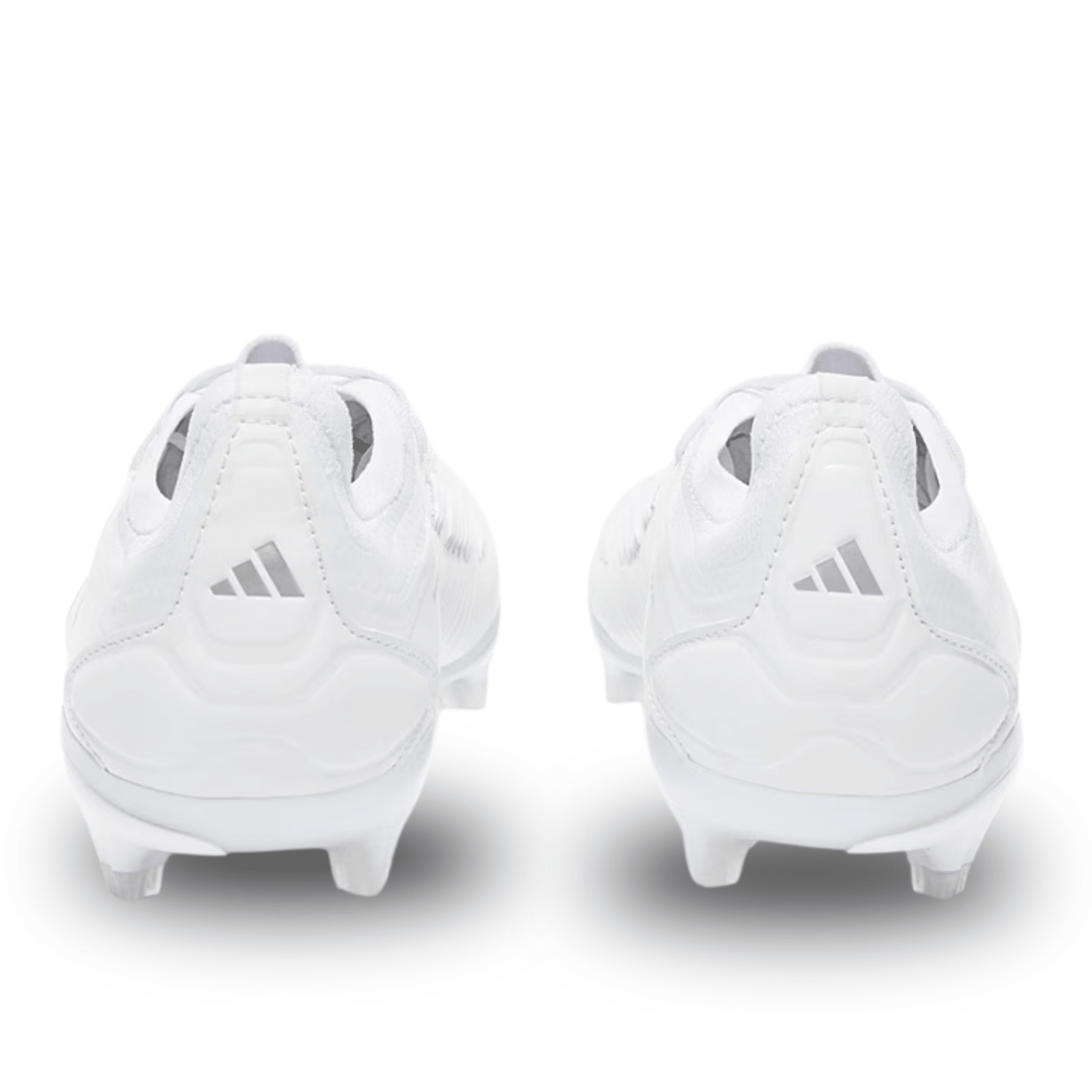 adidas Predator Pro Firm Ground Soccer Cleats (White/Metallic Silver) | SoccerWearhouse