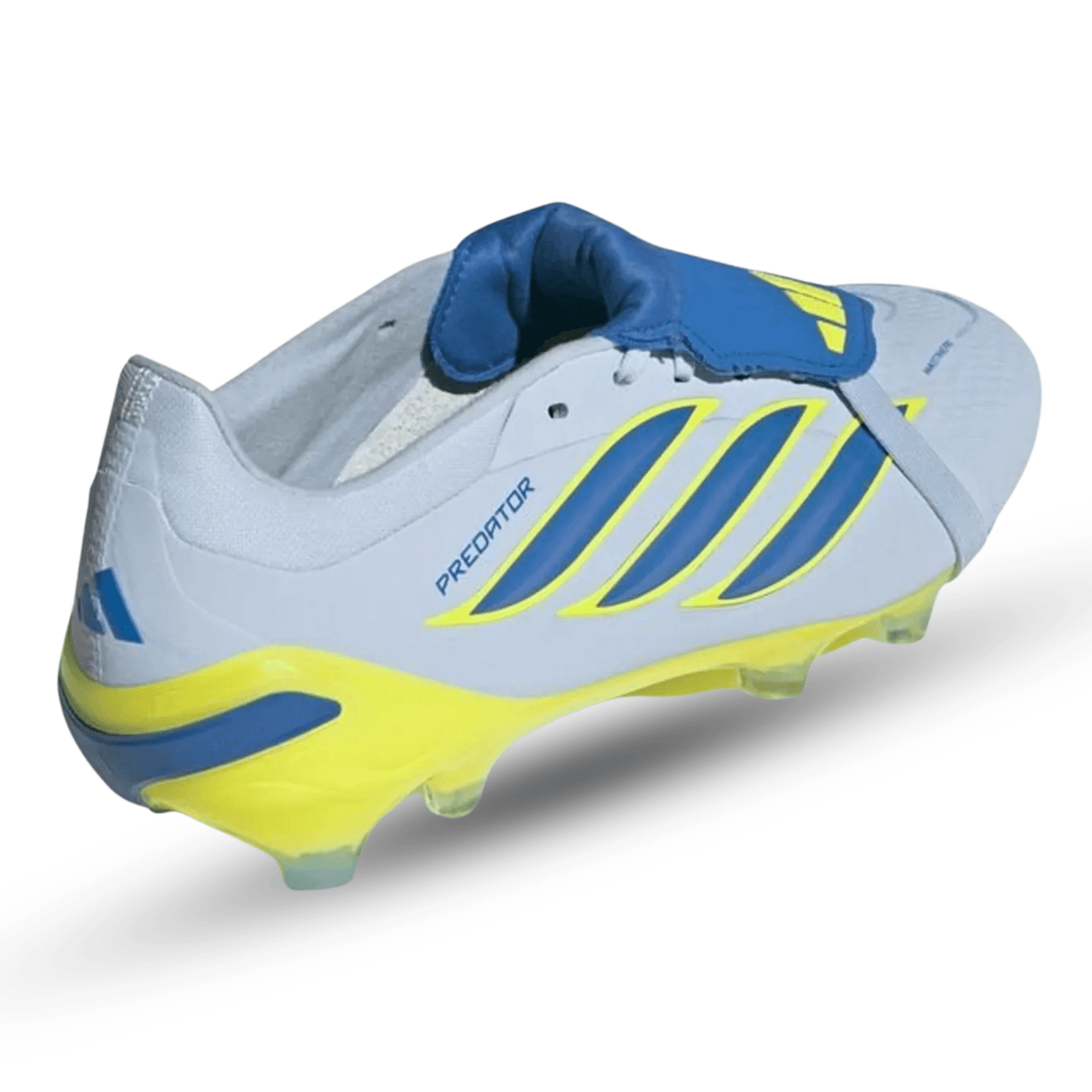 adidas Predator Pro FT FG Soccer Cleats (Blue/Solar Yellow) | SoccerWearhouse