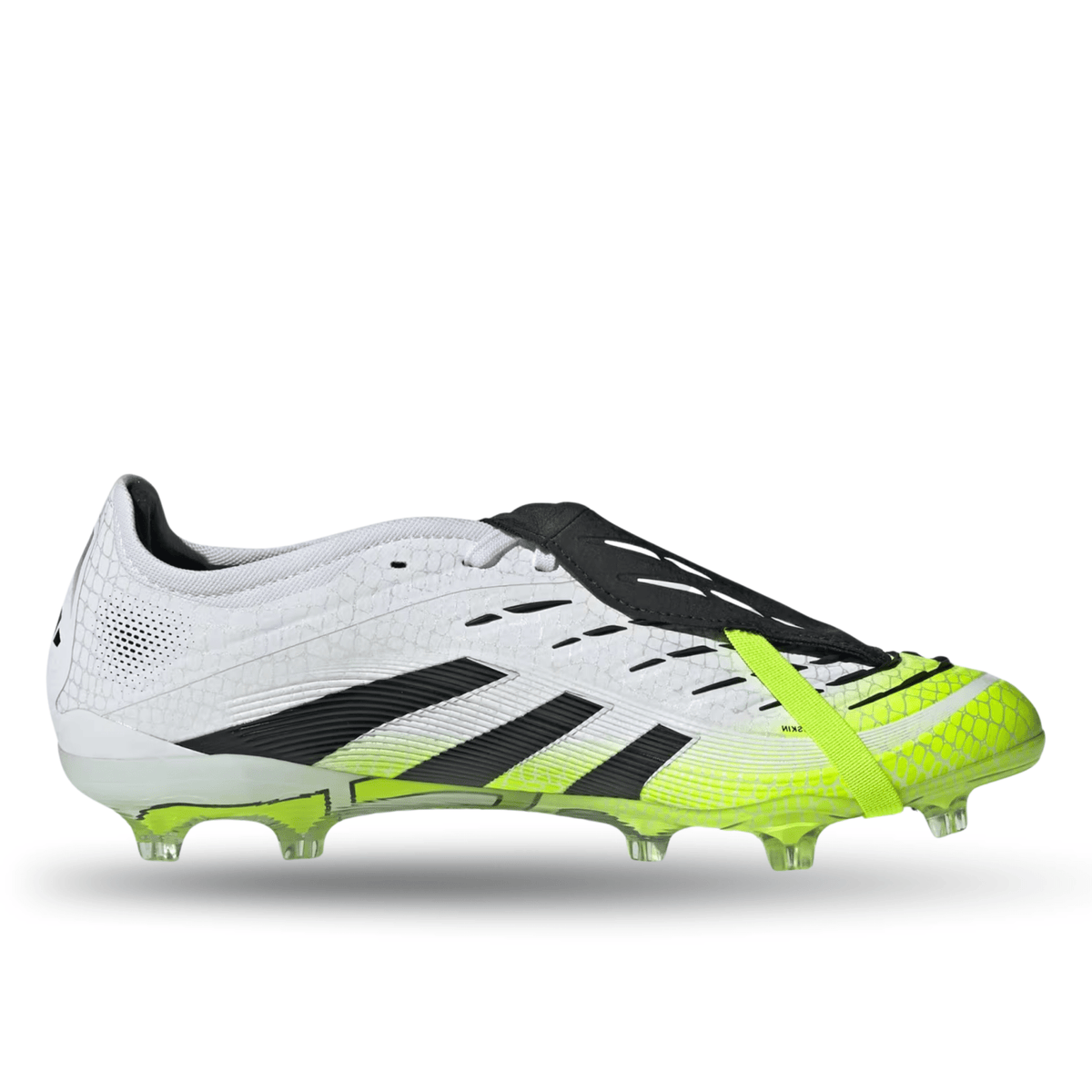 adidas Predator Pro FT FG Soccer Cleats (White/Lucid Lemon) | SoccerWearhouse