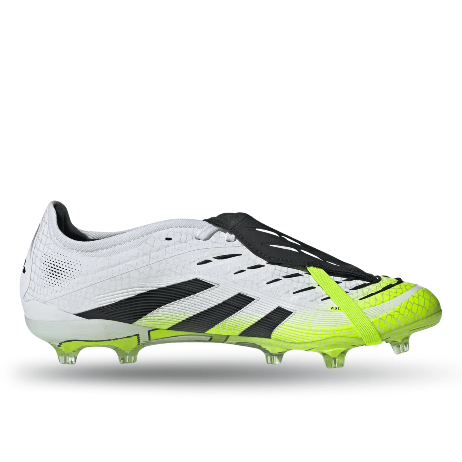 adidas Predator Pro FT FG Soccer Cleats (White/Lucid Lemon) | SoccerWearhouse