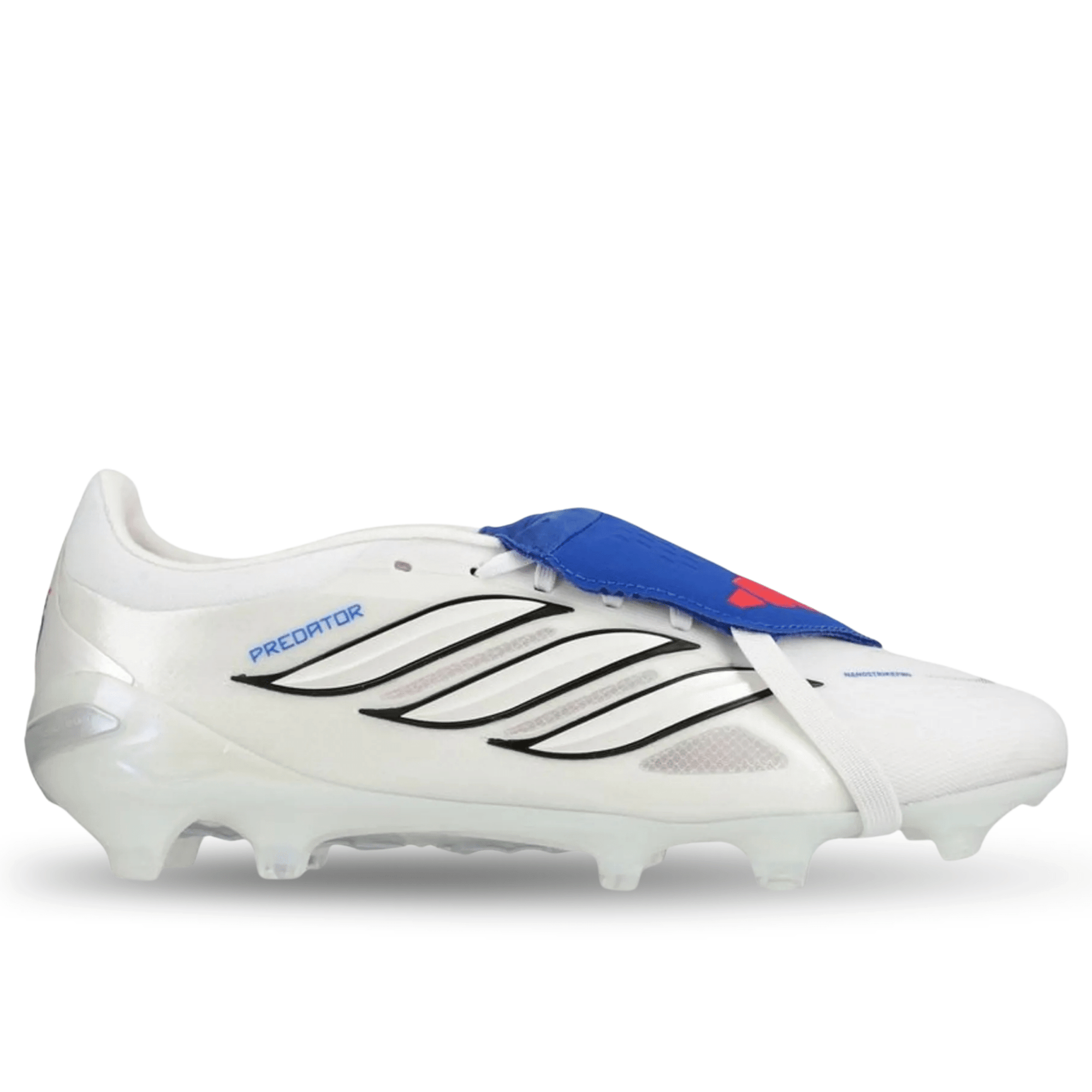 adidas Predator Pro FT FG Soccer Cleats – White/Zero Metallic/Royal Bl