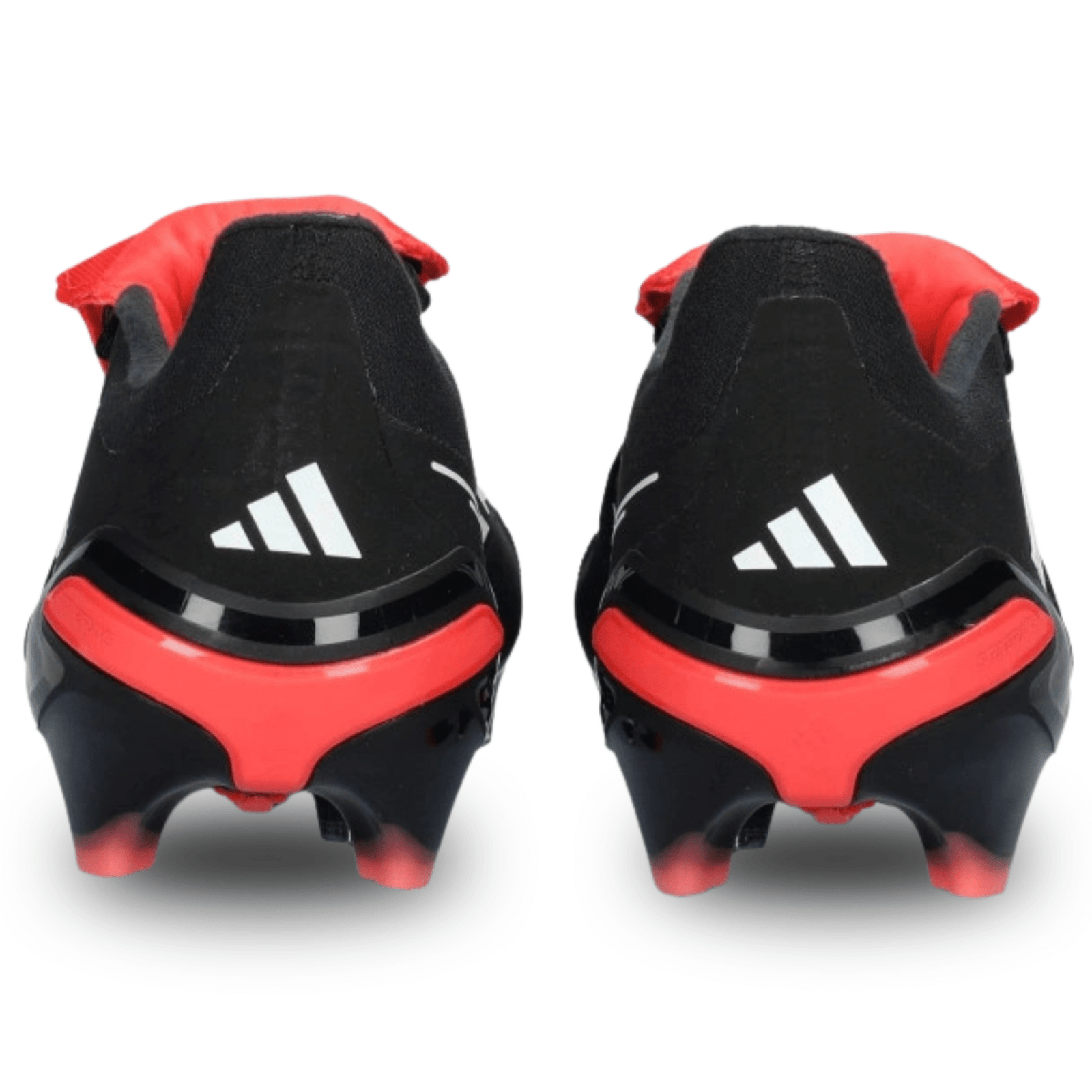 adidas Predator Pro FT Firm Ground Soccer Cleats (Black/White/Lucid Red) | SoccerWearhouse