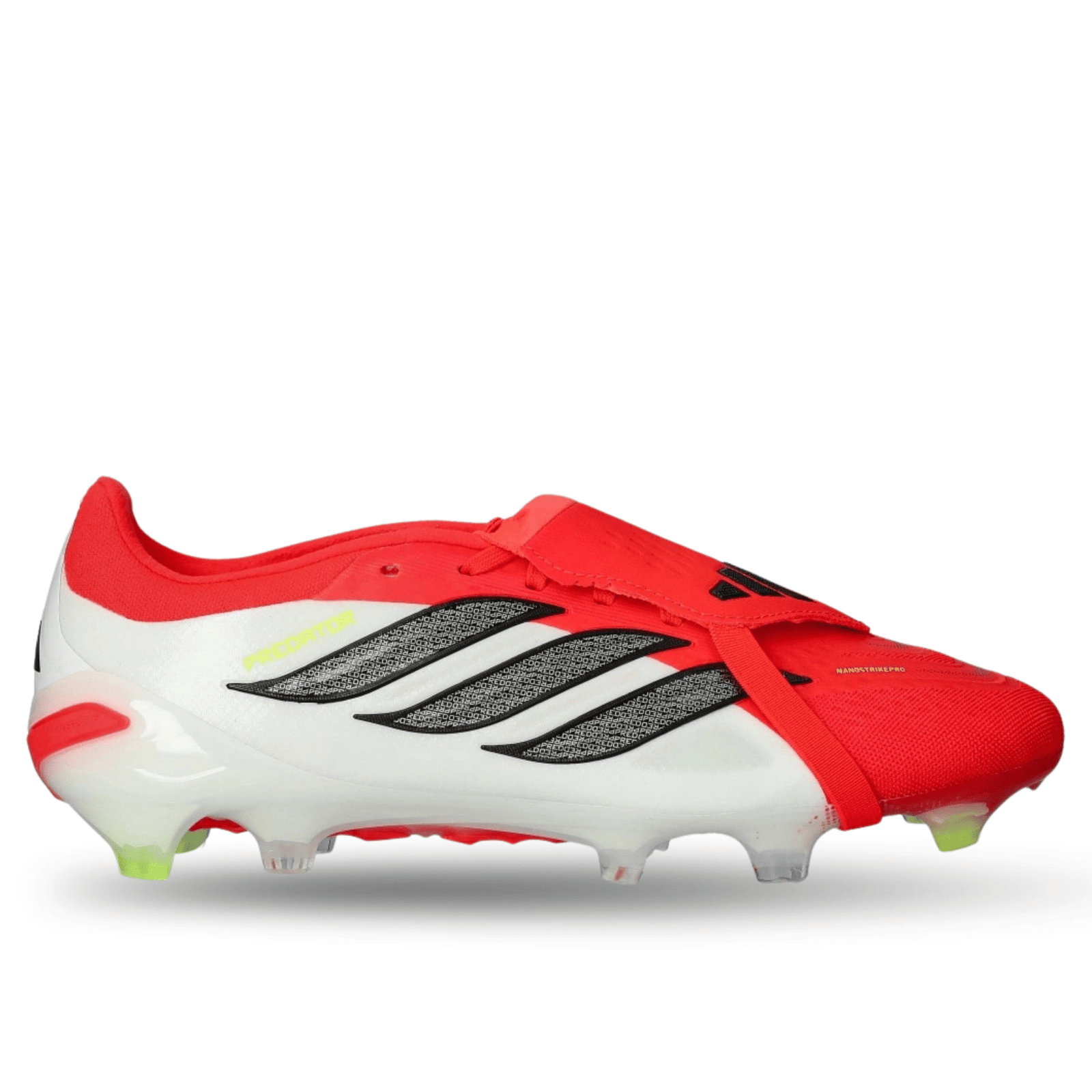 adidas Predator Pro FT Firm Ground Soccer Cleats (Lucid Red/Black/White) | SoccerWearhouse