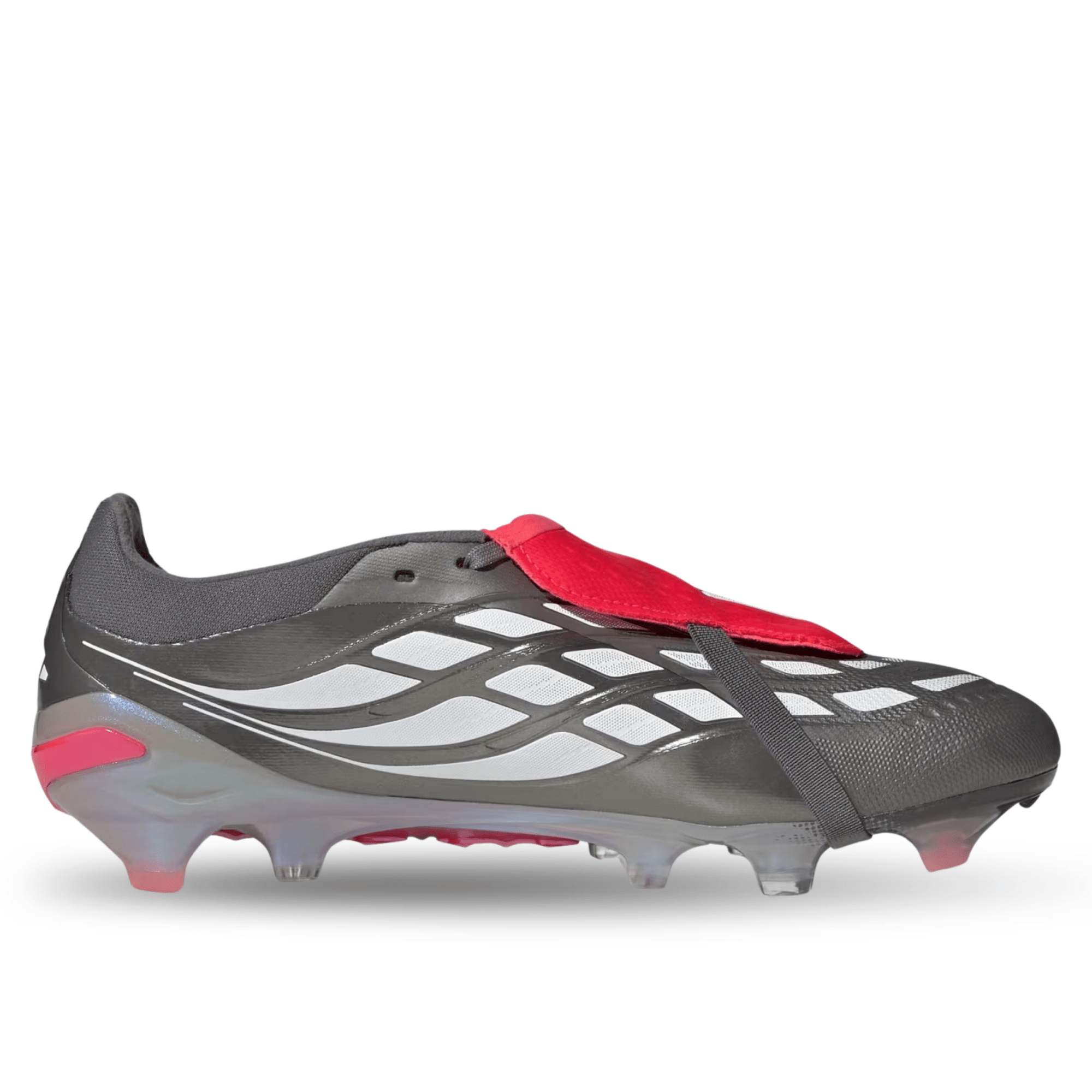 adidas Predator Pro FT Fold Tongue FG Soccer Cleats (Iron Metallic/Zer