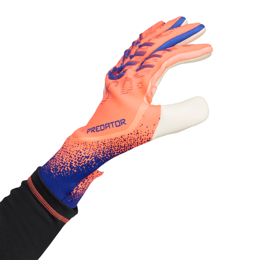 adidas Predator Pro Goalkeeper Gloves (Orange/White/Blue) | SoccerWearhouse