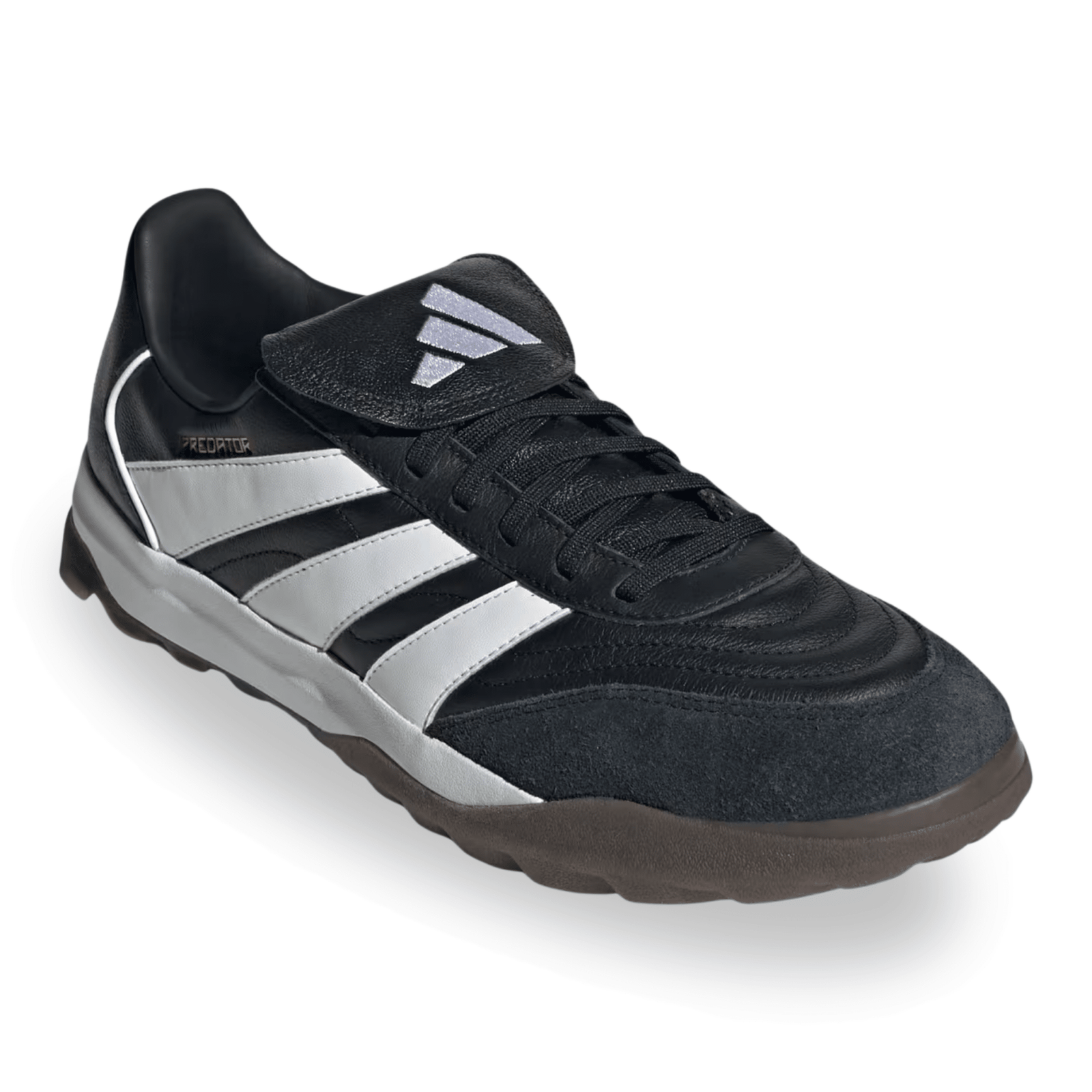 adidas Predator Turf Trainer (Black/White/Gold Metallic) | SoccerWearhouse