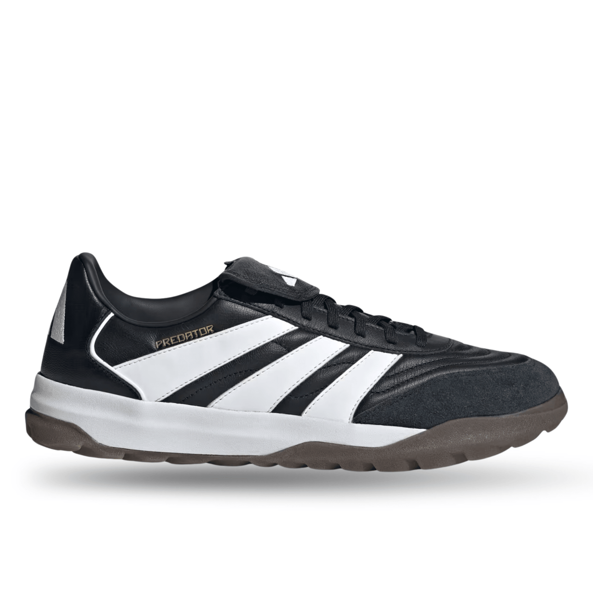 adidas Predator Turf Trainer (Black/White/Gold Metallic) | SoccerWearhouse