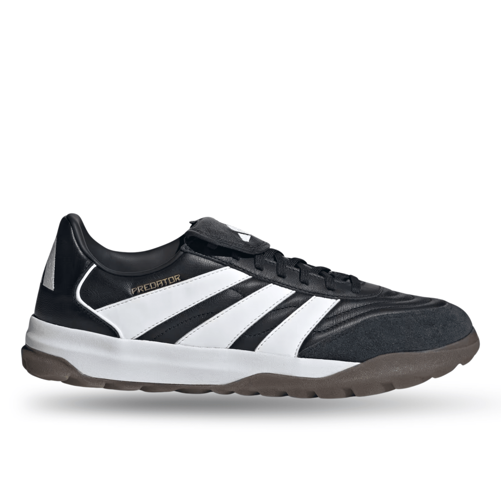 adidas Predator Turf Trainer (Black/White/Gold Metallic) | SoccerWearhouse