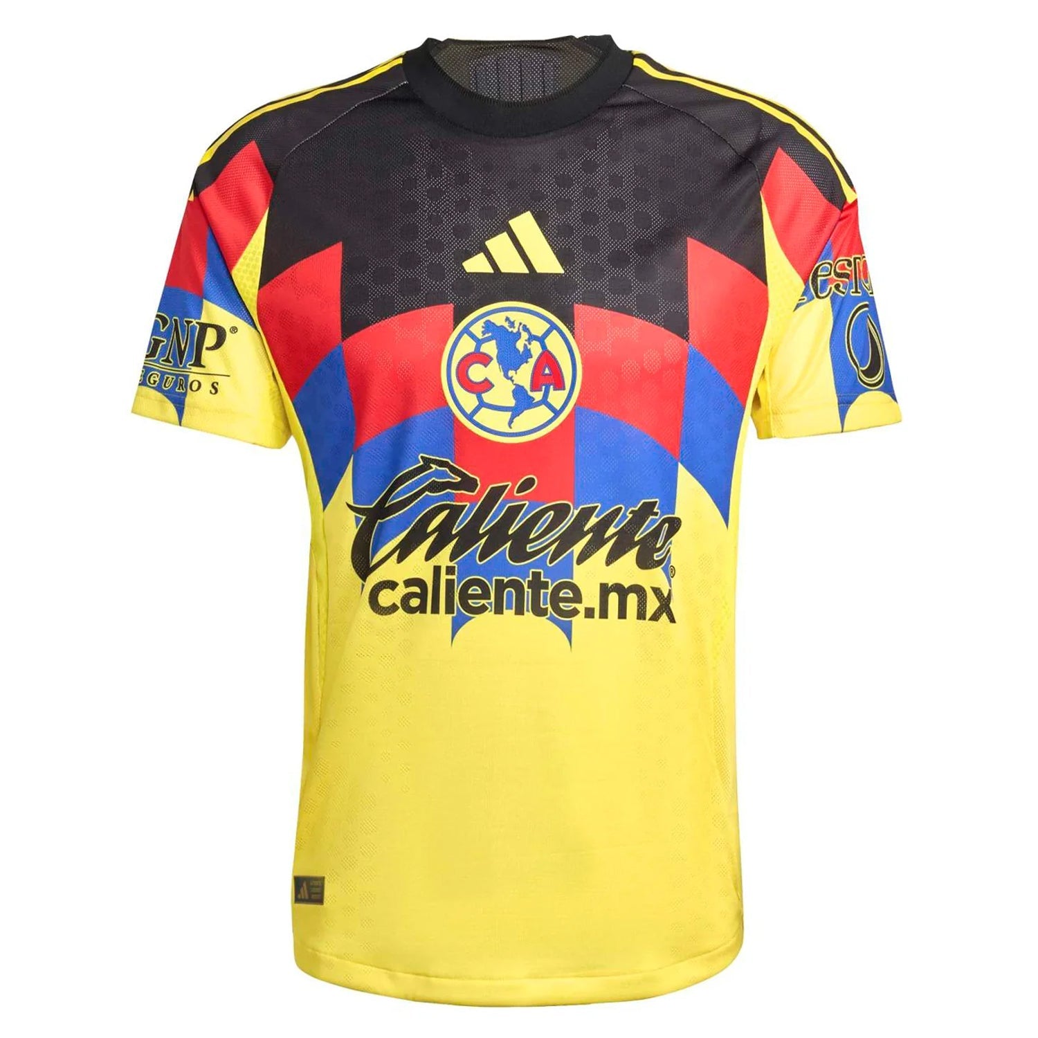 adidas R. Juarez Men's Club America 25/26 Authentic Home Jersey (Yellow) | SoccerWearhouse