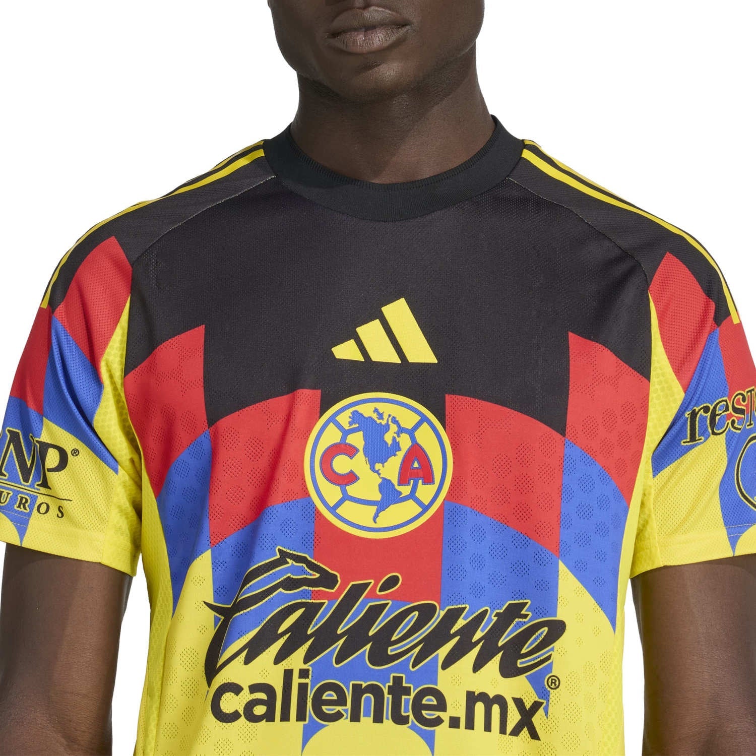 adidas R. Juarez Men's Club America 25/26 Authentic Home Jersey (Yellow) | SoccerWearhouse