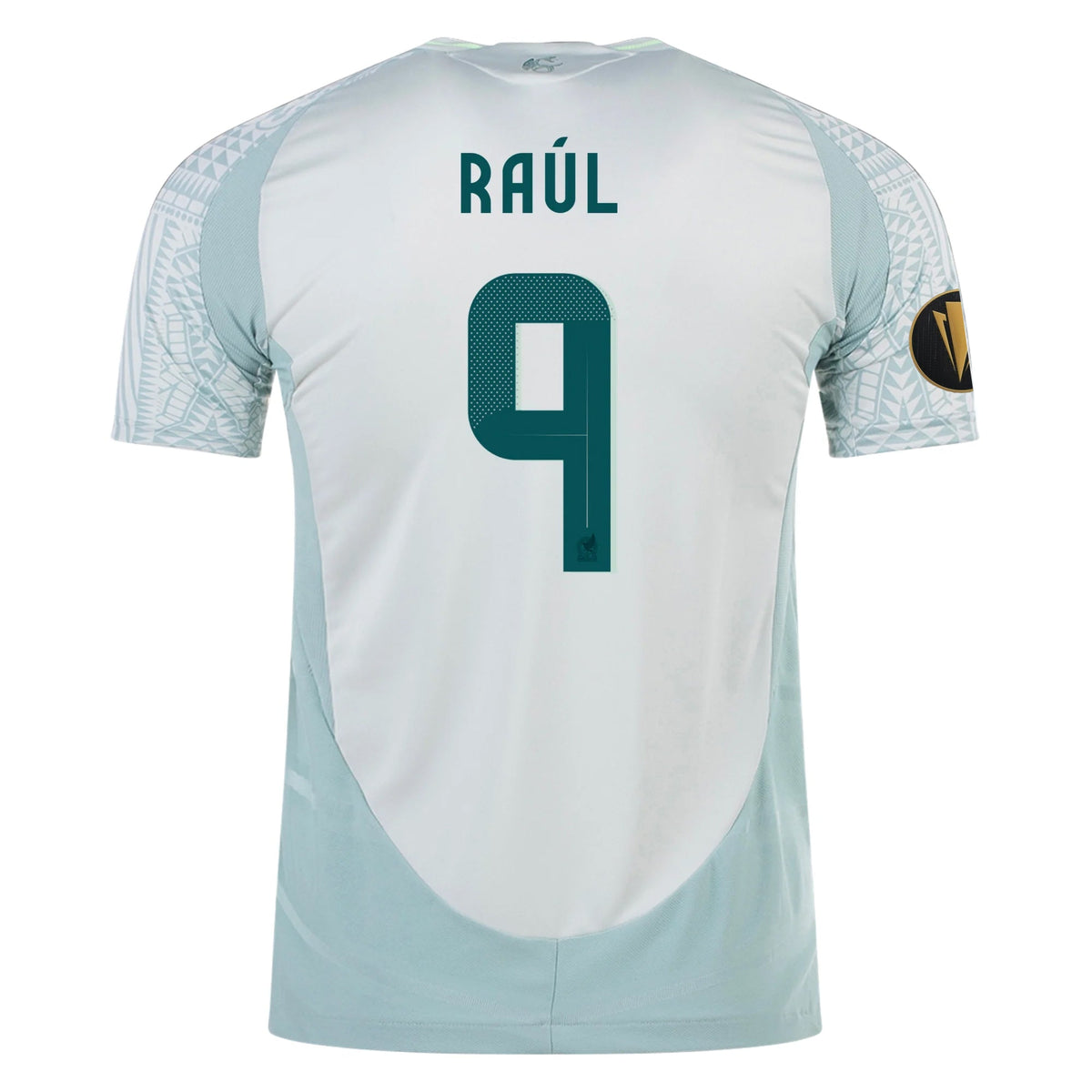 adidas Raul Jimenez Mexico Authentic Away Jersey 24/25 w/ Gold Cup 2025 Patches (Linen Green) | SoccerWearhouse