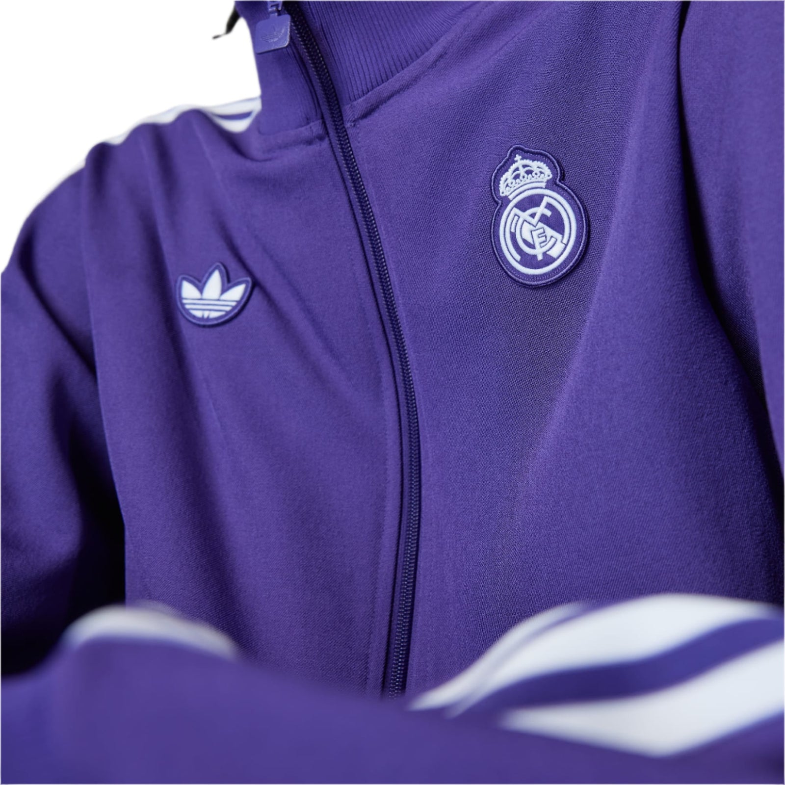 adidas Real Madrid 2025 Icon Track Top Jacket (Purple) | SoccerWearhouse