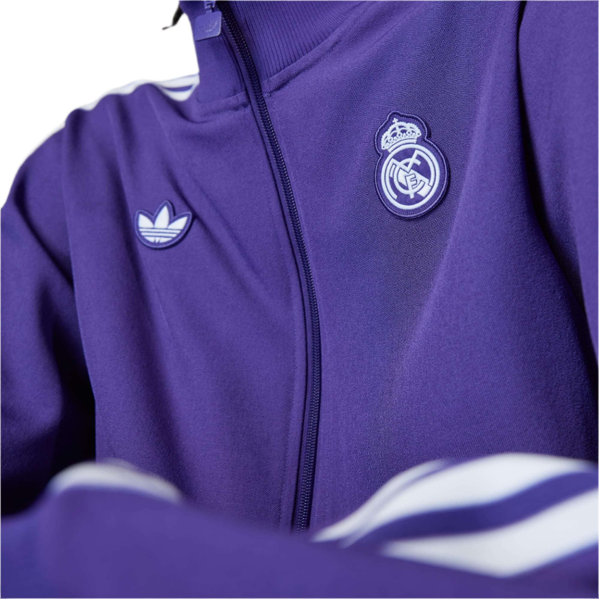 adidas Real Madrid 2025 Icon Track Top Jacket (Purple)