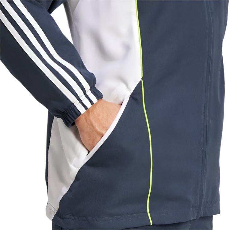 adidas Real Madrid 24/25 Urban Purist Track Top Jacket (Navy) | SoccerWearhouse