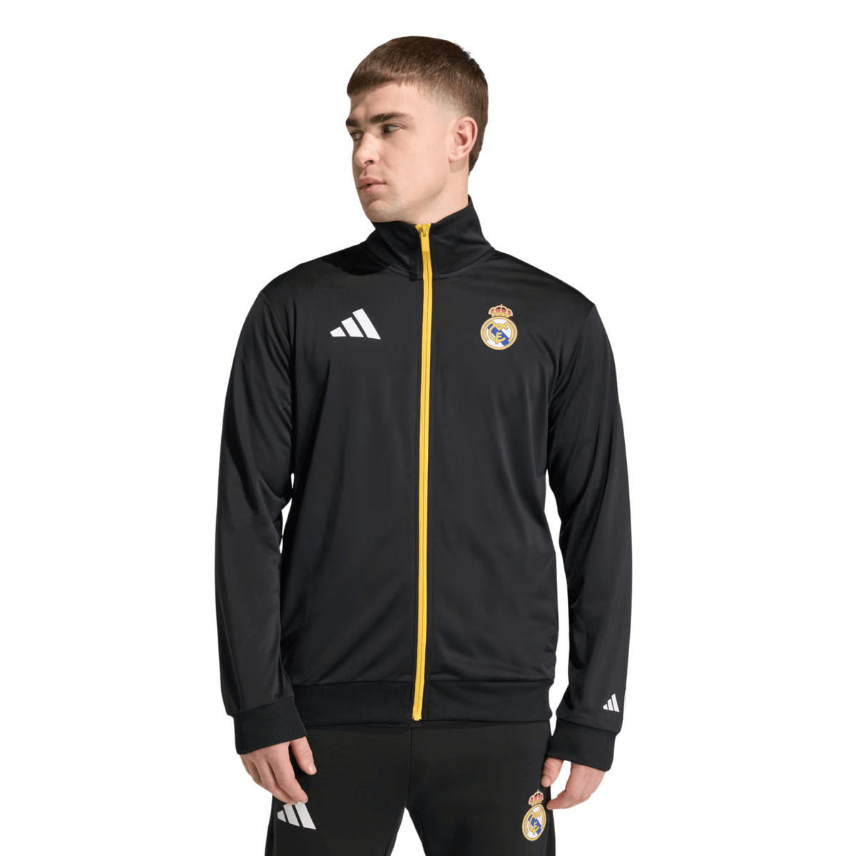 adidas Real Madrid 25/26 Avengers Track Top Jacket (Black) | SoccerWearhouse