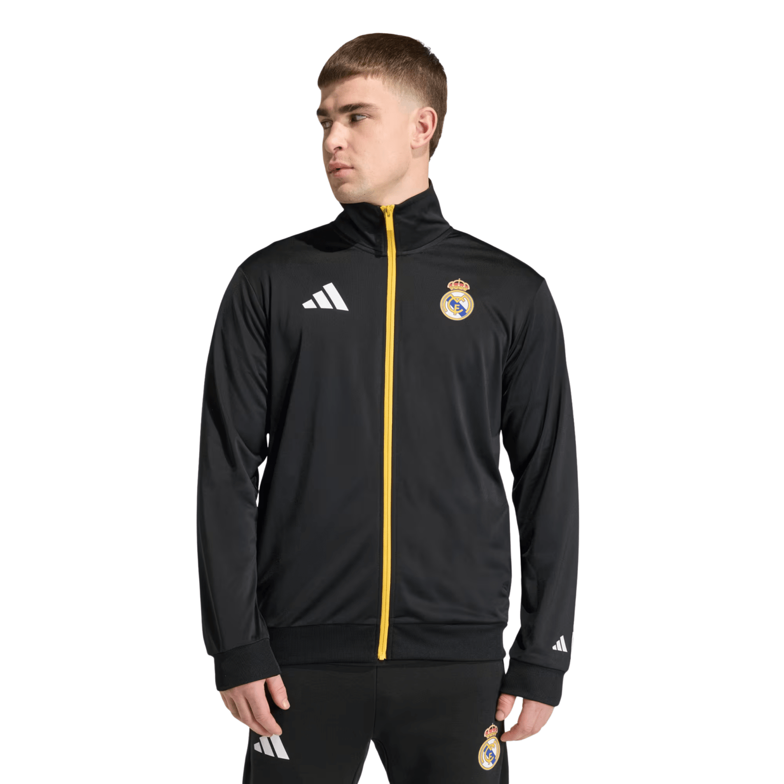 adidas Real Madrid 25/26 Avengers Track Top Jacket (Black) | SoccerWearhouse