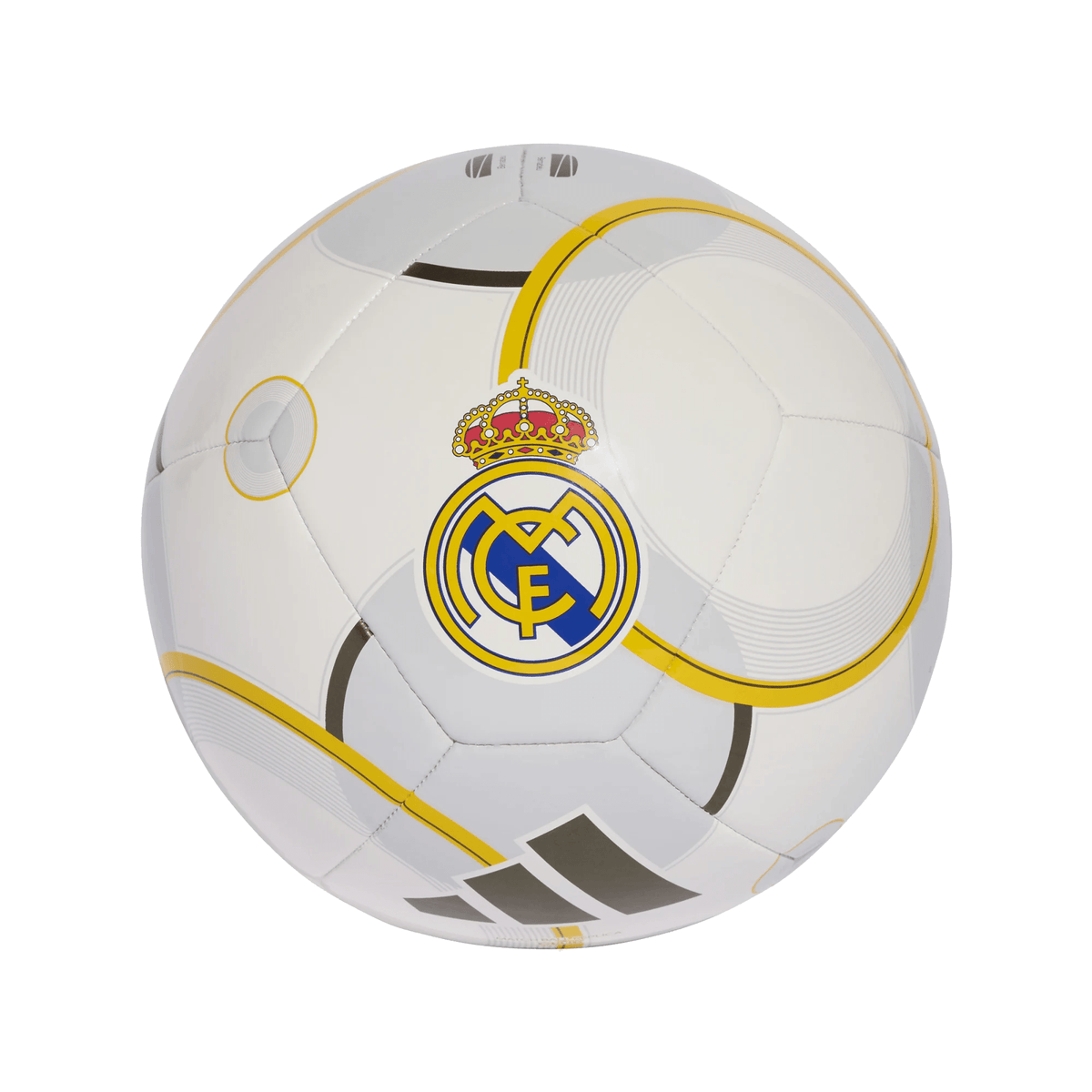 adidas Real Madrid 25/26 Club Mini Ball (White/Gold/Grey) | SoccerWearhouse
