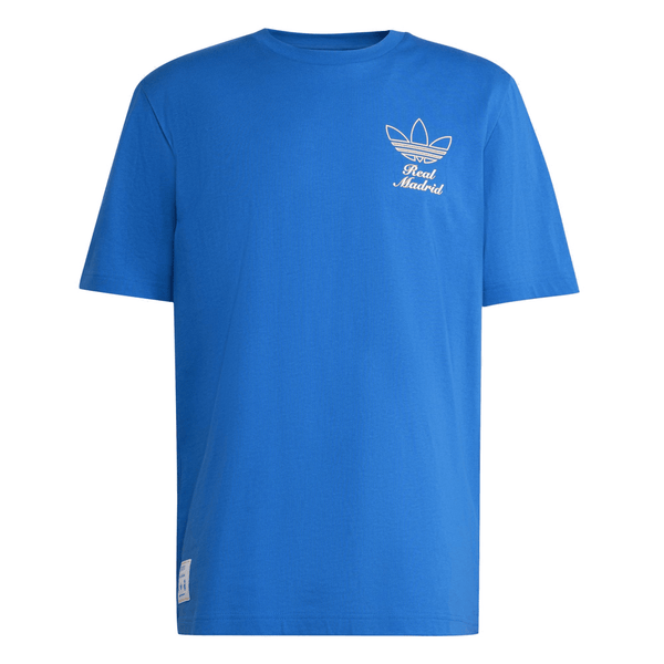 adidas Real Madrid 25/26 Terrace Icons Graphic T-Shirt (Blue)