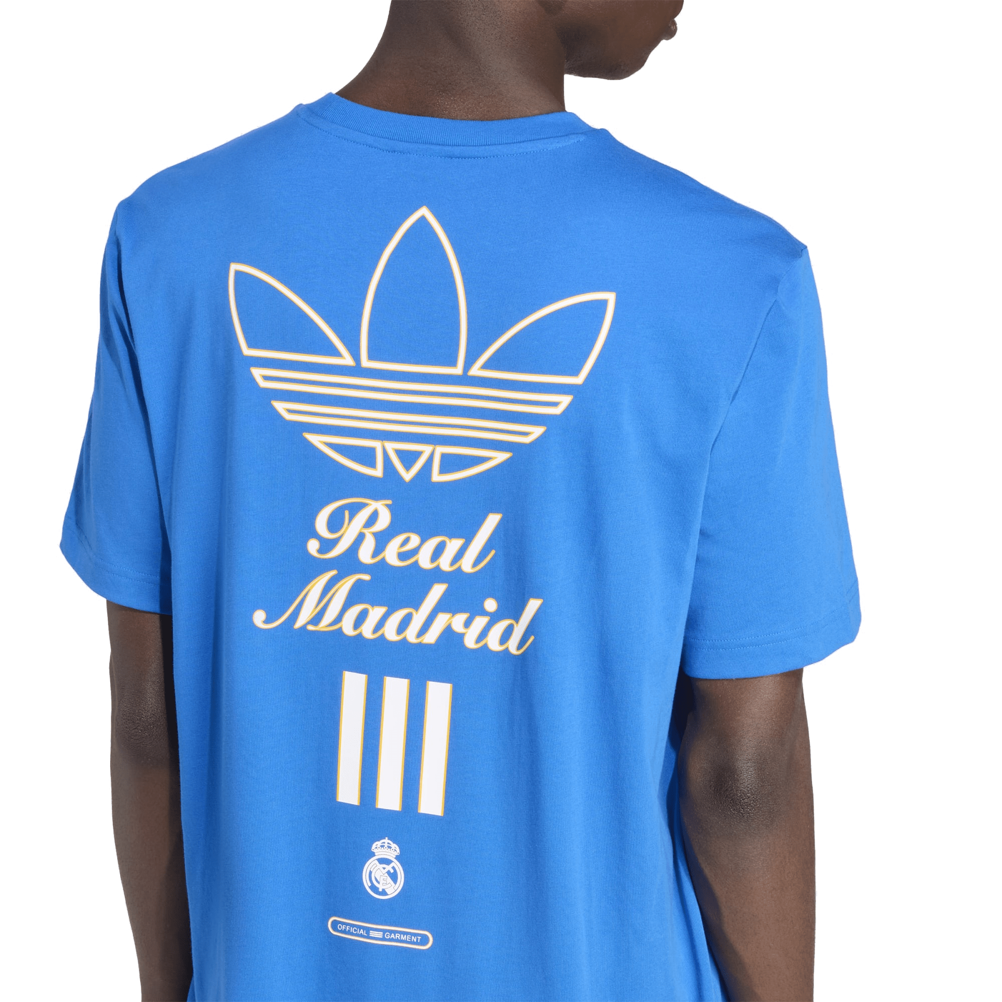 adidas Real Madrid 25/26 Terrace Icons Graphic T-Shirt (Blue)
