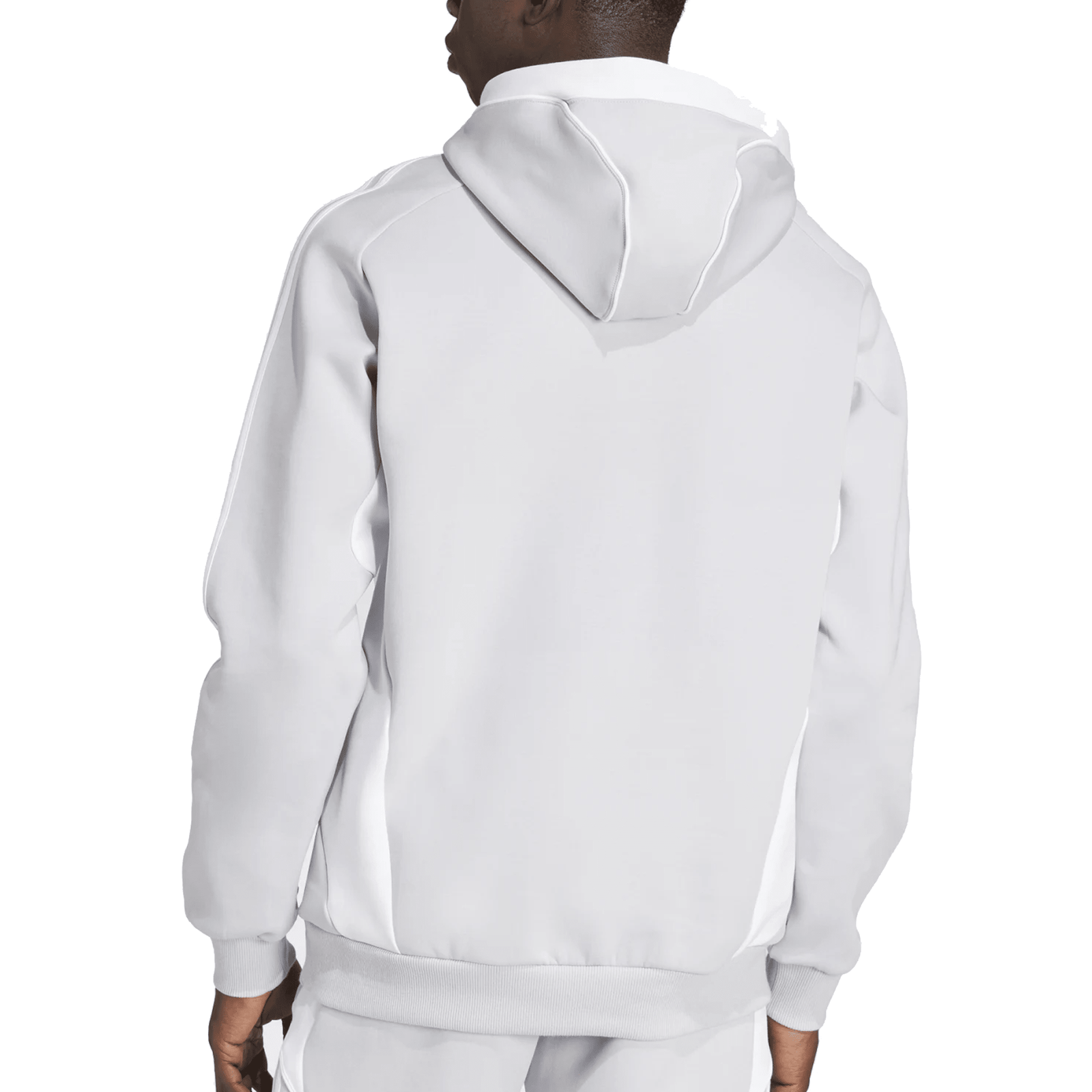 adidas Real Madrid 25/26 UBP Travel Hoodie (Light Solid Grey/White) | SoccerWearhouse
