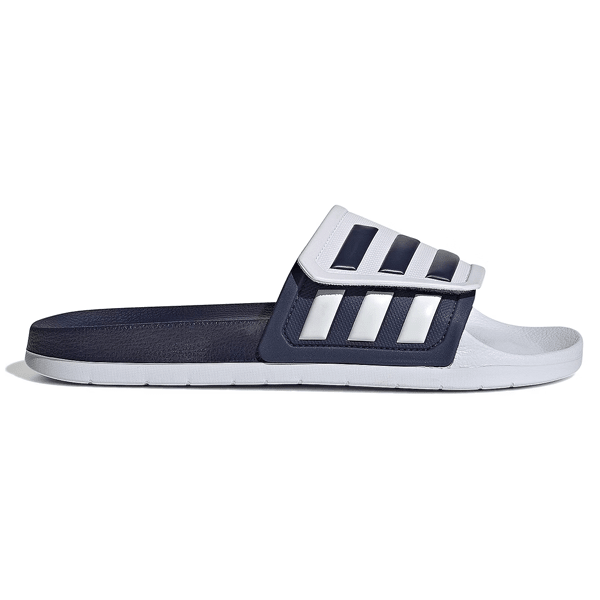 adidas Real Madrid Adilette TND Sandal (White/Dark Blue) | SoccerWearhouse
