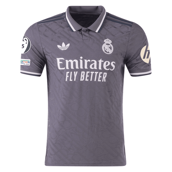 adidas Real Madrid Authentic Arda Guler Third Jersey w/ Champions Leag