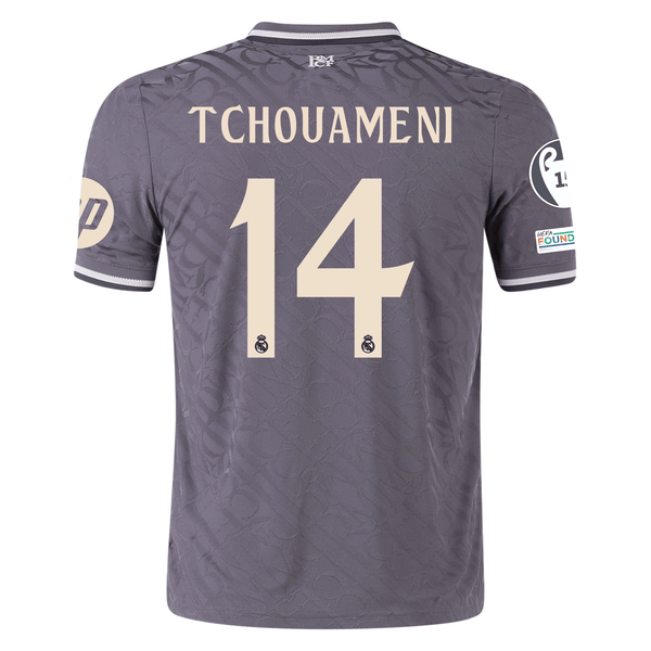 Real Madridユニフォーム adidas 海外限定品‼️ adidas Real Madrid Authentic Aurélien Tchouaméni Third Jersey w/ Champ