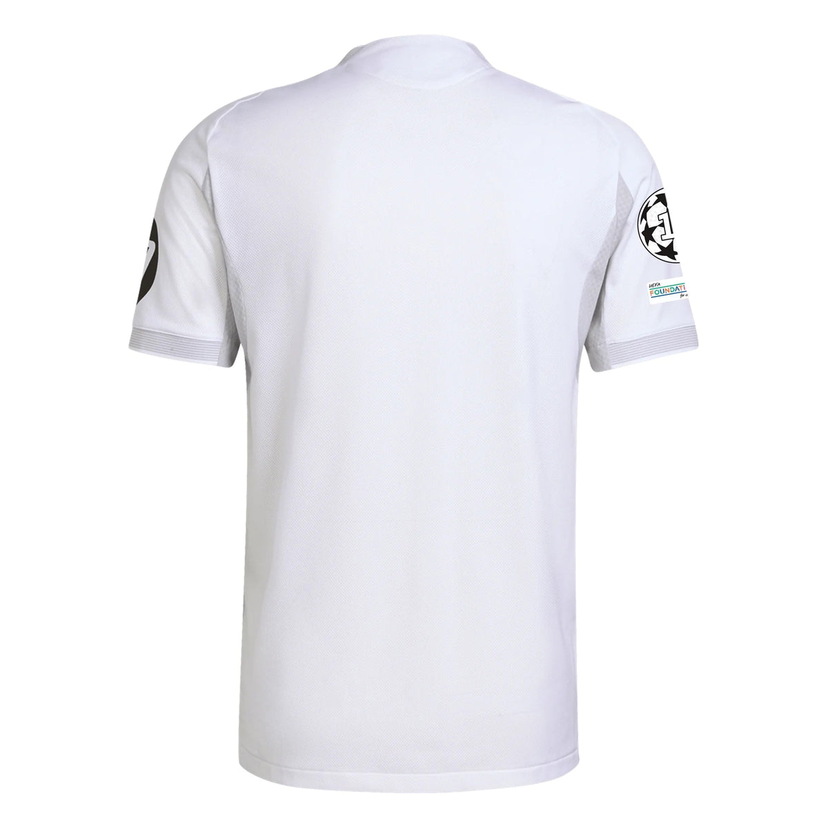 adidas Real Madrid Authentic Home Jersey 25/26 w/ Champions League Patches (White) | SoccerWearhouse