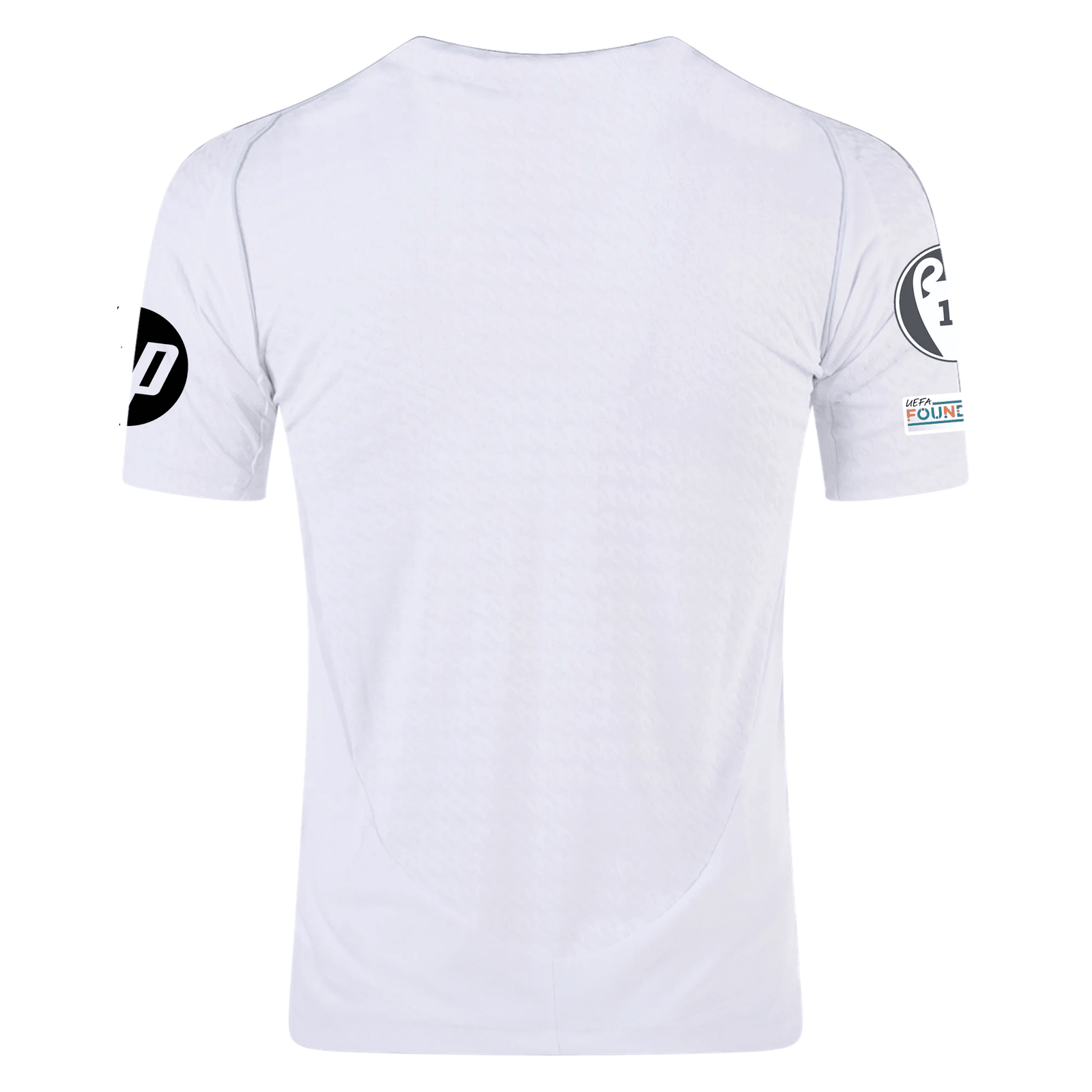 adidas Real Madrid Authentic Home Jersey w/ Champions League Patches 24/25 (White/Black) | SoccerWearhouse