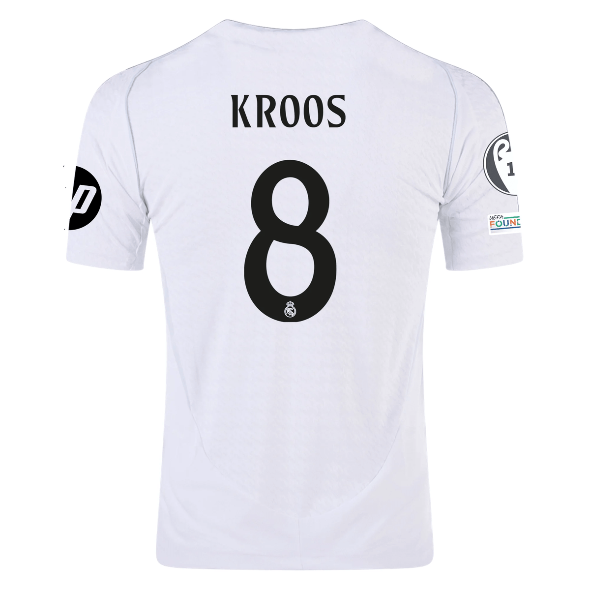 adidas Real Madrid Authentic Toni Kroos Home Jersey w/ Champions Leagu