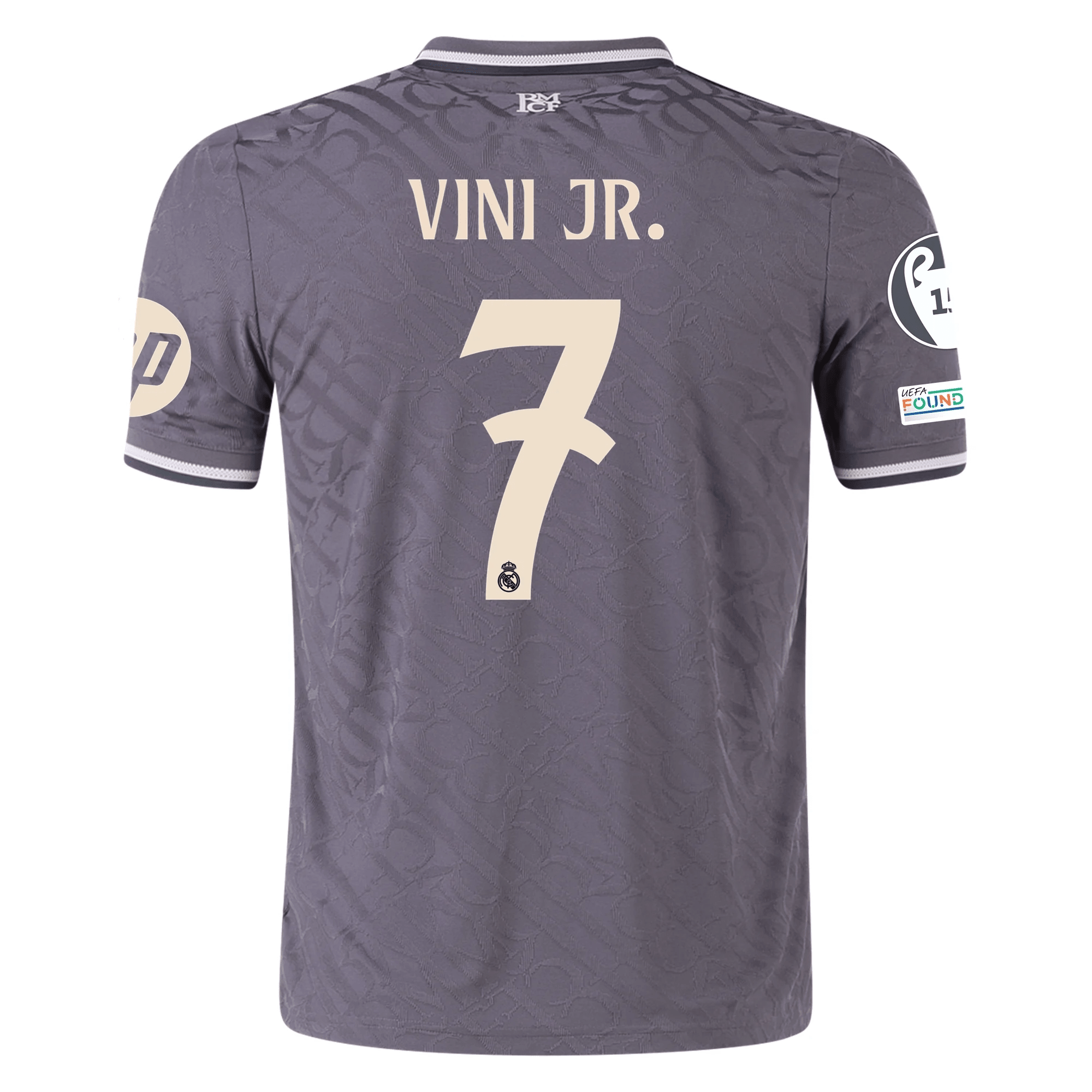 adidas Real Madrid Authentic Vini Jr. Third Jersey w/ Champions League