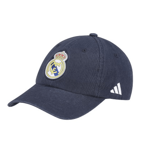 adidas Real Madrid Away Dad Hat (Legend Ink/White) | SoccerWearhouse