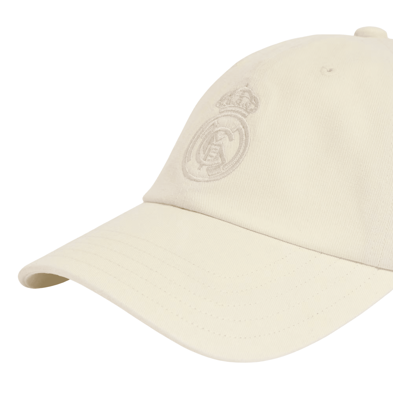 adidas Real Madrid Dad Hat (Ivory) | SoccerWearhouse