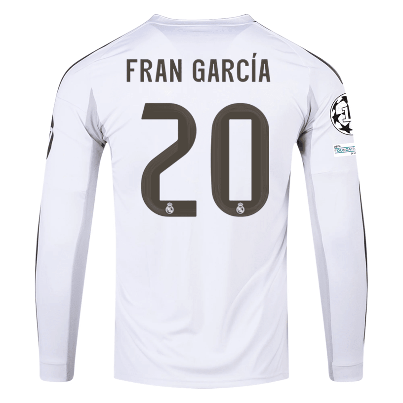 Real Madrid adidas 長袖シャツ adidas Real Madrid Authentic Home Long Sleeve Jersey Men's