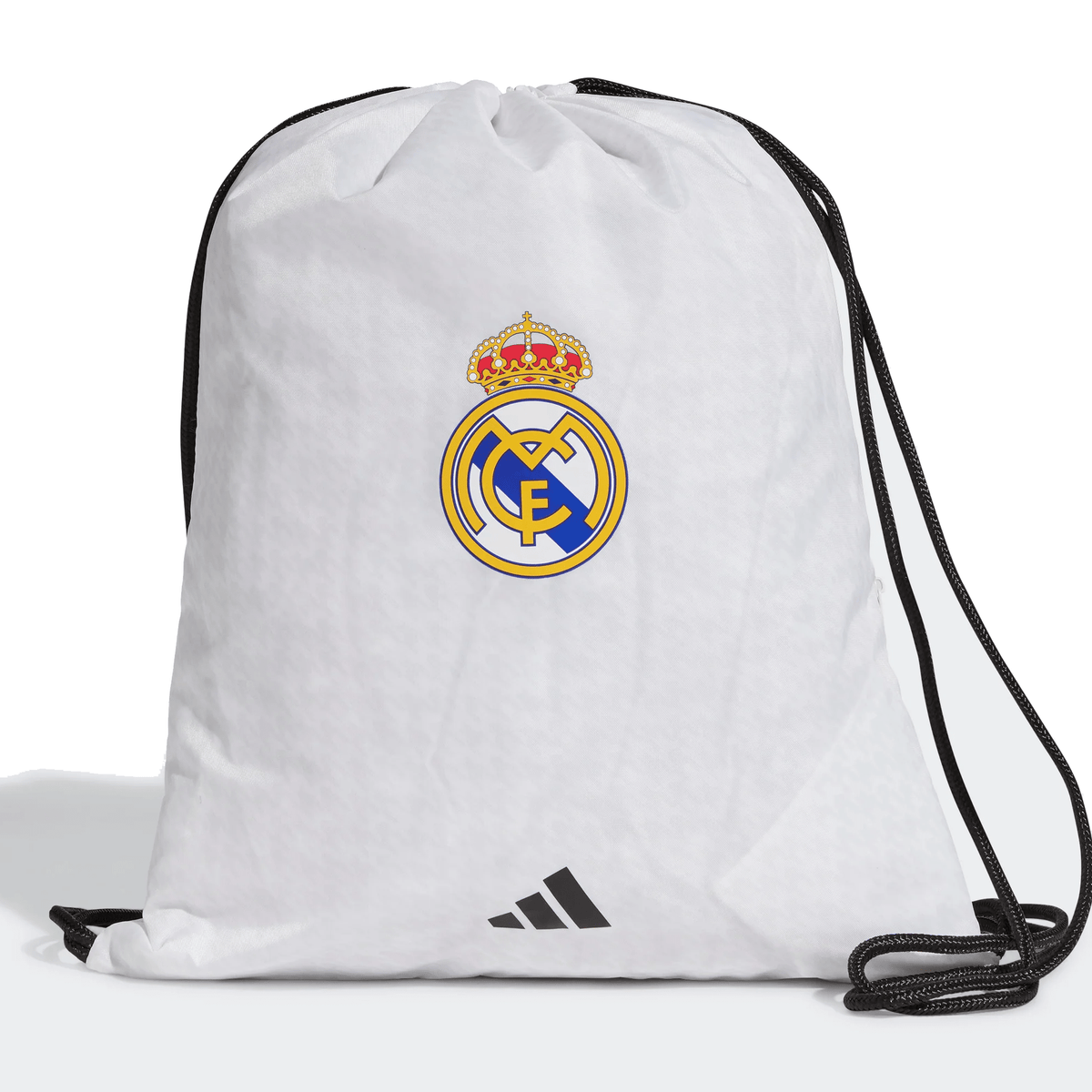 adidas Real Madrid GymSack Bag (White/Black) | SoccerWearhouse