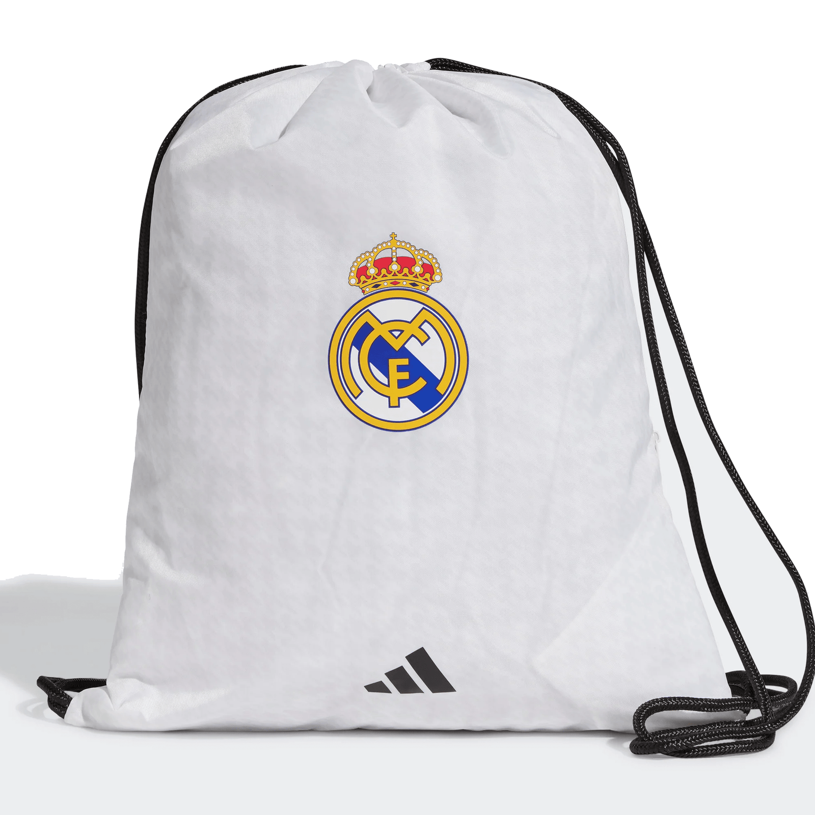 adidas Real Madrid GymSack Bag (White/Black) | SoccerWearhouse