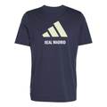 adidas Real Madrid Letter Logo T-Shirt (Legend Ink)