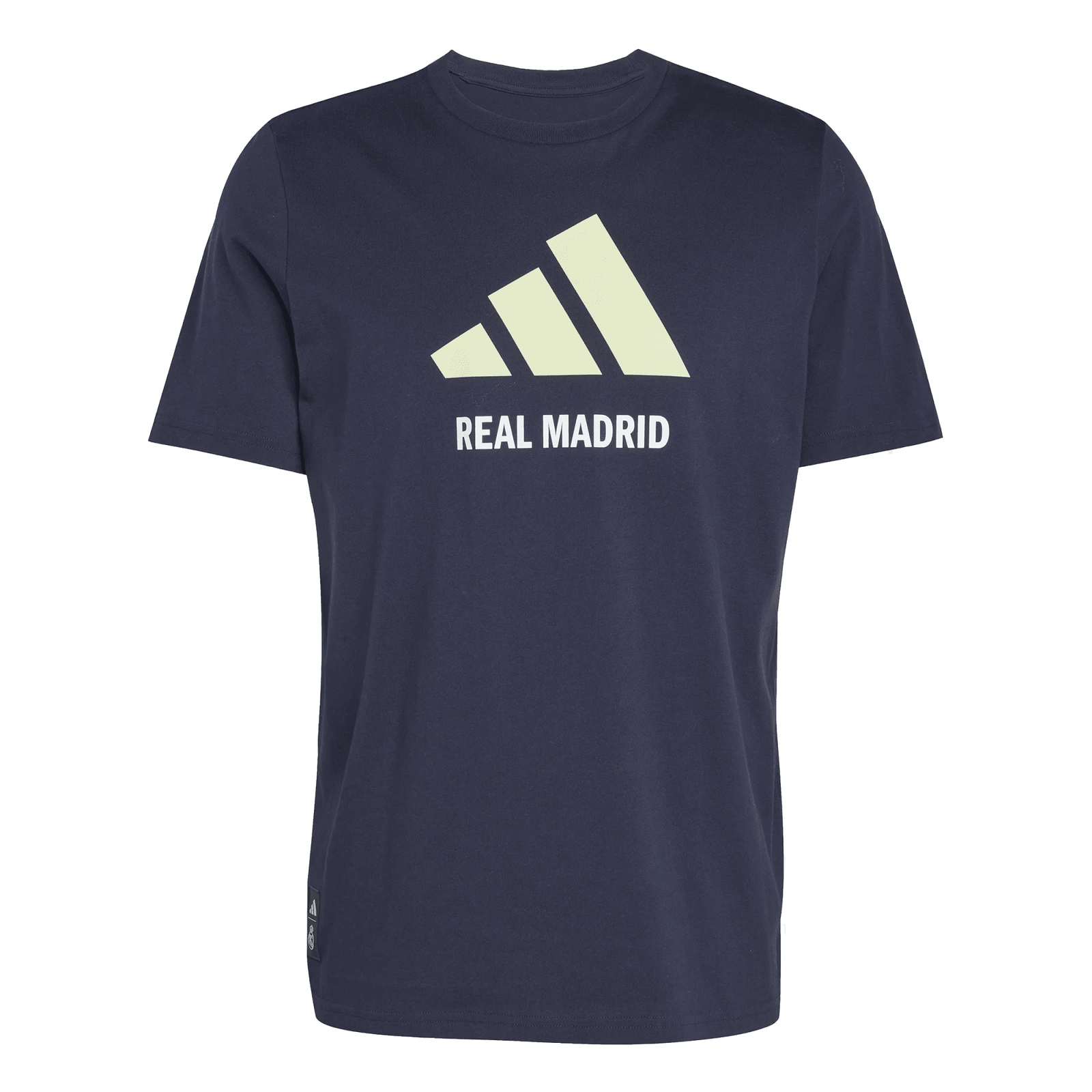 adidas Real Madrid Letter Logo T-Shirt (Legend Ink) | SoccerWearhouse