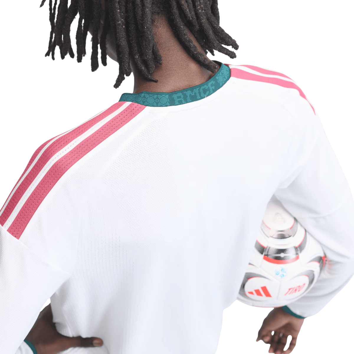 adidas Real Madrid Long Sleeve Authentic Home Jersey 26/27 (White) | SoccerWearhouse