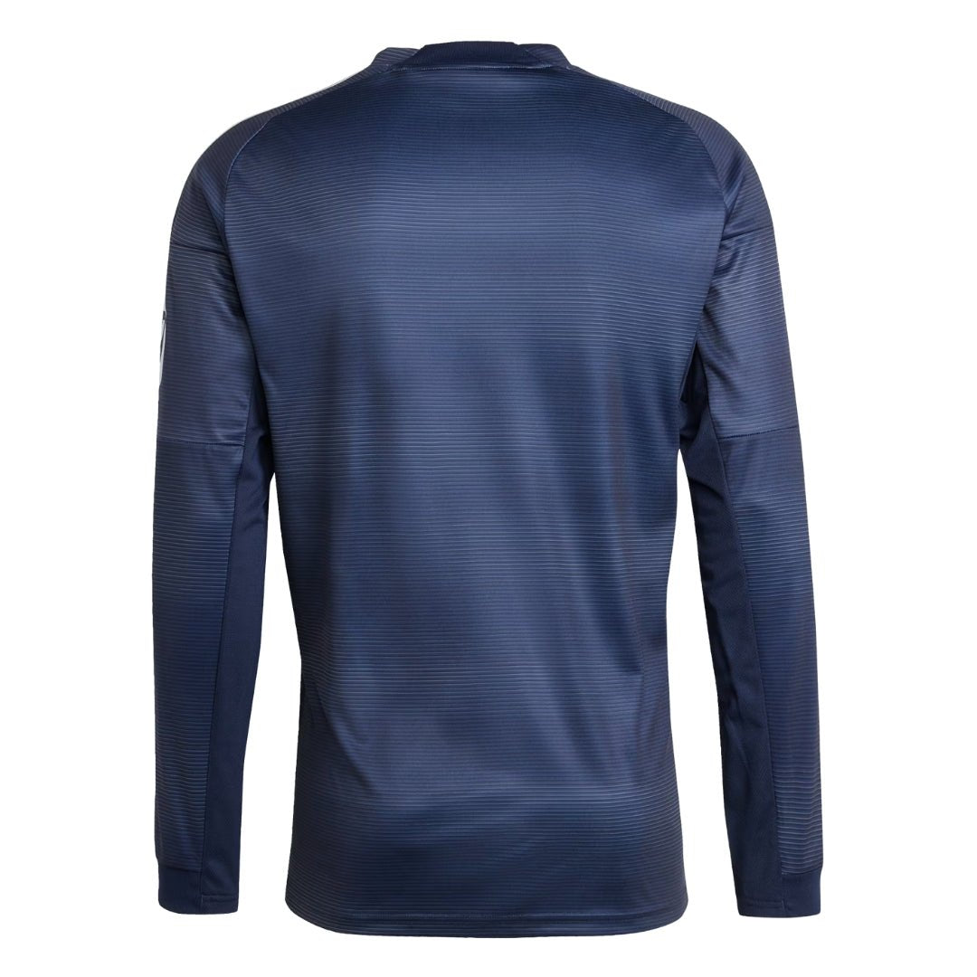 adidas Real Madrid Long Sleeve Away Jersey 25/26 (Legend Ink) | SoccerWearhouse